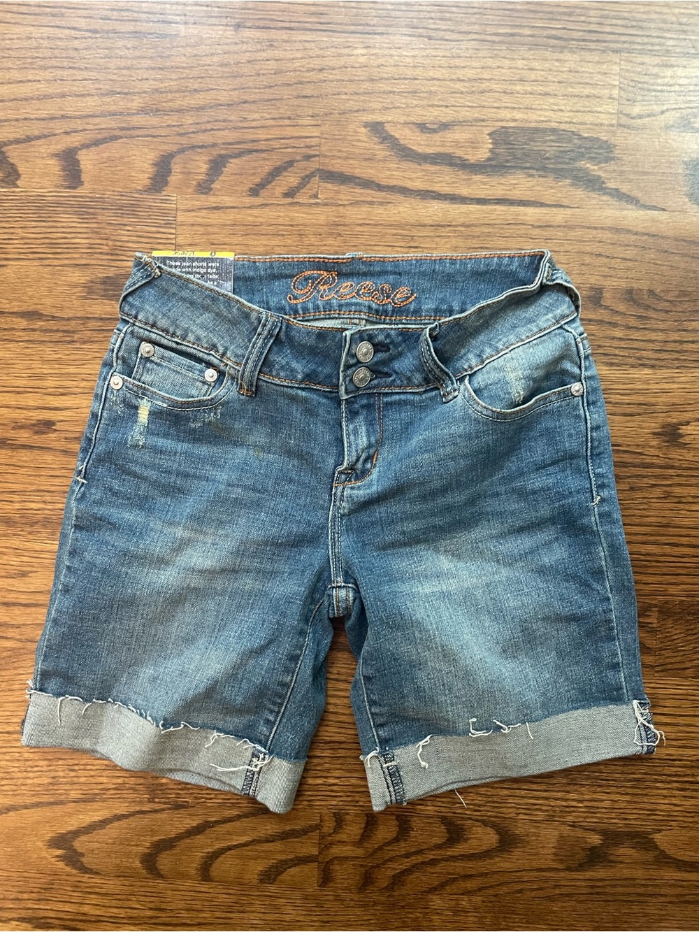 Women's Denim Roll-Cuff Shorts - Blue NWT dELiA’S brand